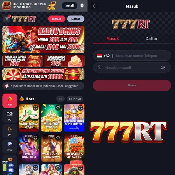 777RT Login Resmi APK 2026