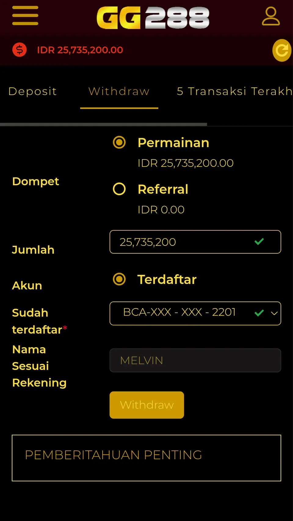 GG288 APK Resmi Unduh Indonesia